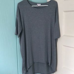 LuLaRoe icy blue / gray Irma tunic